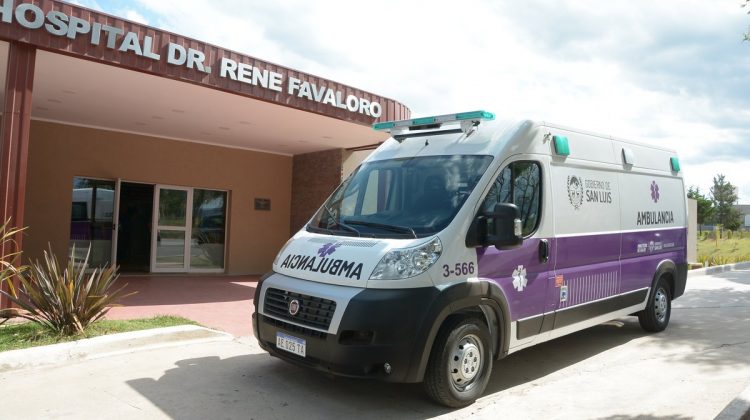 El Hospital Regional “René Favaloro” de El Trapiche recibió una ambulancia de alta complejidad