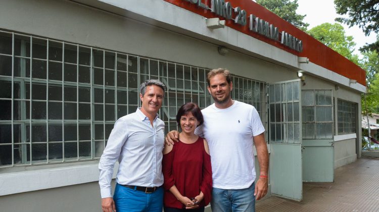 La escuela del paraje Los Puquios luce con una renovada imagen