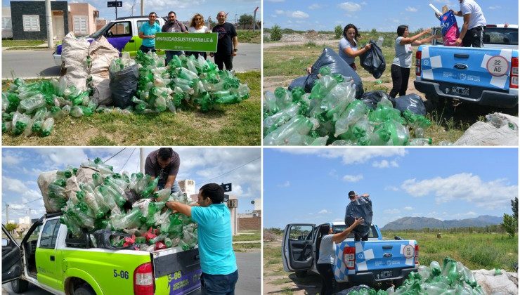 Sigue el desarme de los arbolitos de Navidad y reciclarán los materiales utilizados