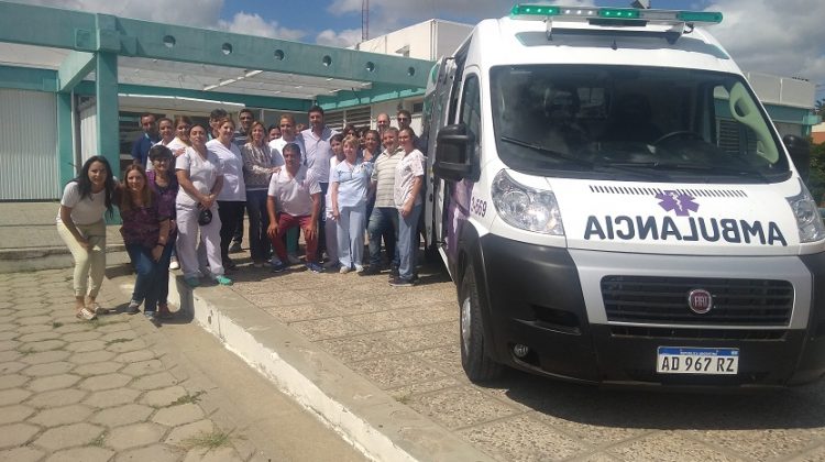 Entregaron una ambulancia al Hospital de Buena Esperanza