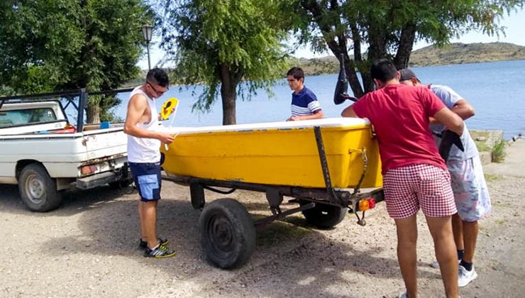 San Luis Agua realizó matriculaciones en el dique La Florida