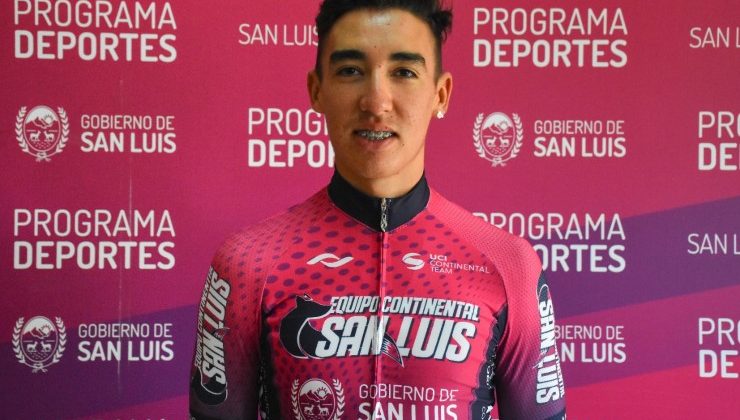 Tras su experiencia europea, Nehuén Bazán se sumó al Equipo Continental San Luis