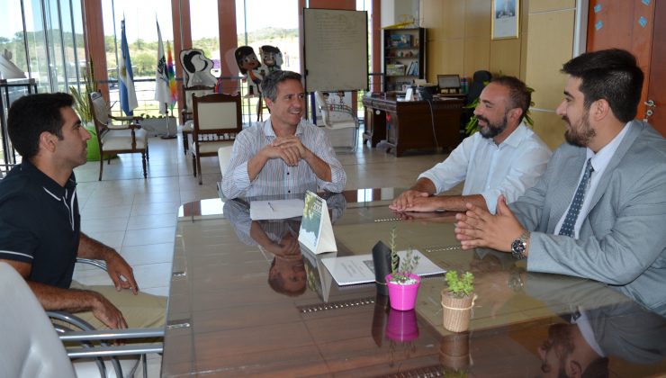 El ministro Dermechkoff se reunió con funcionarios de la Municipalidad de Villa Mercedes