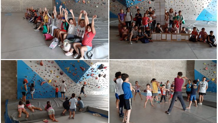 Los chicos de la colonia de vacaciones “Universo D-Mente” y “La Nueva Tribu” practicaron palestra en el Parque de las Naciones