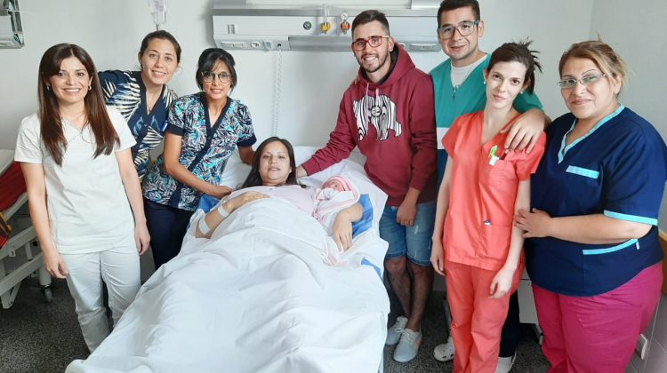 Pilar es la primera beba que nació en la Maternidad provincial en el 2020