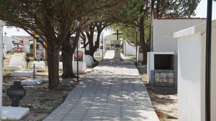 La obra del cementerio de Renca inició su etapa final