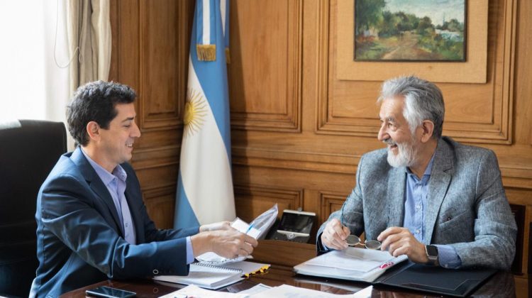 El gobernador Alberto Rodríguez Saá se reunió con el ministro del Interior Wado de Pedro