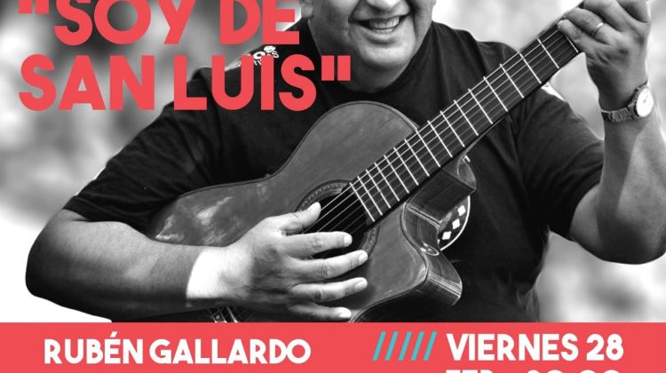 Rubén Gallardo presenta “Soy de San Luis” en la Casa del Poeta