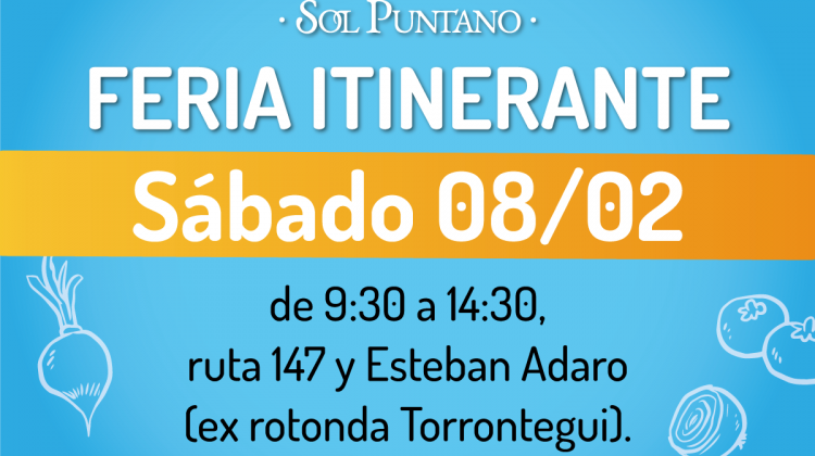 Frutas y verduras: “Sol Puntano” realizará una feria itinerante especial 