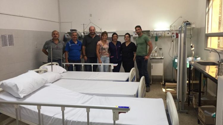 Entregaron equipamiento en los hospitales de Candelaria, Quines, Luján y San Francisco