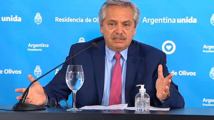 El presidente anunció que el aislamiento social, preventivo y obligatorio sigue hasta el 13 de abril