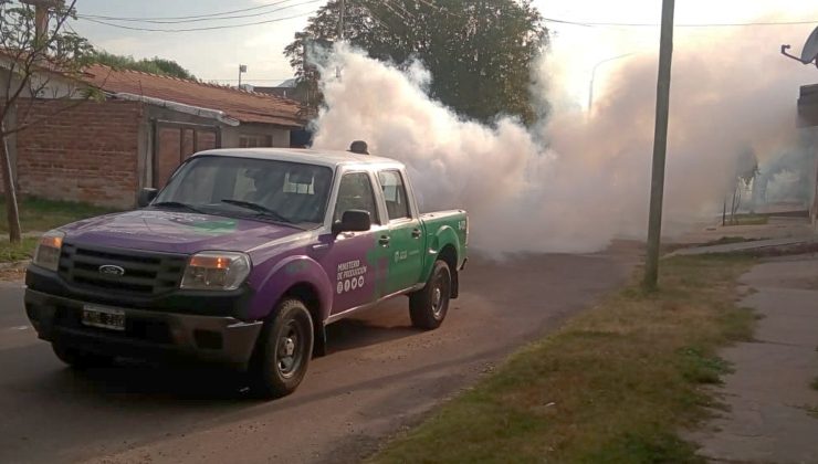 Continúan las tareas de refuerzo de fumigación en toda la provincia