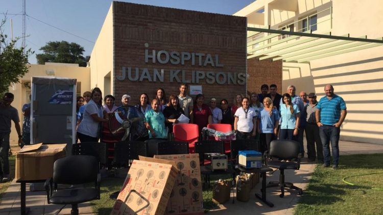 Entregaron equipamiento a los hospitales de San Francisco, Luján, Quines y Candelaria