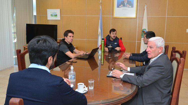 Lavandeira se reunió con el presidente de la Cámara de Comercio San Luis