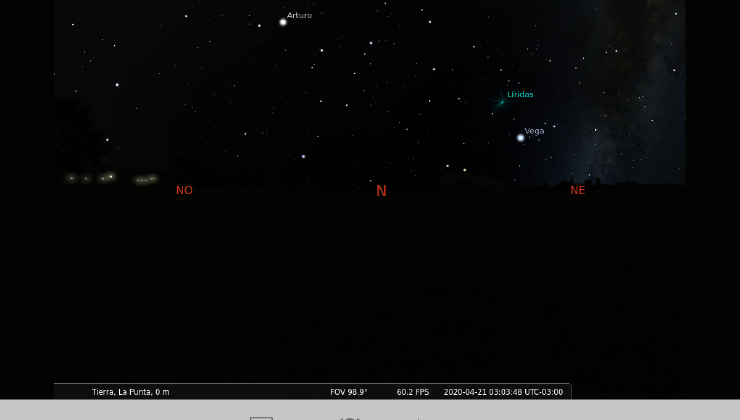 Durante dos noches seguidas habrá lluvia de meteoros