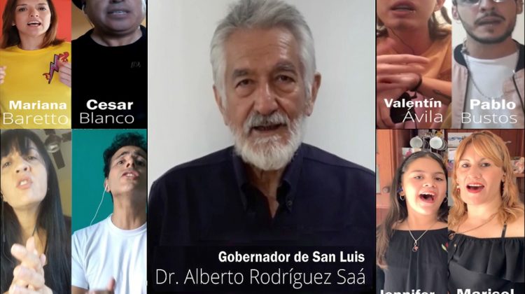 “Que este mensaje realizado por artistas de San Luis llene de amor y esperanza a todos los corazones”