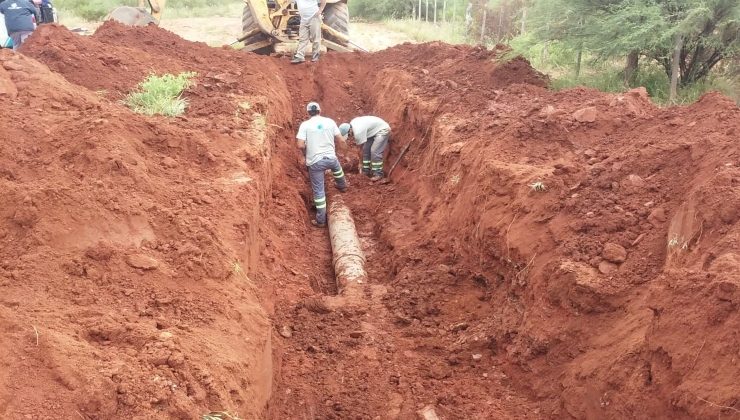 Finalizó la reparación de un tramo del acueducto Nogolí