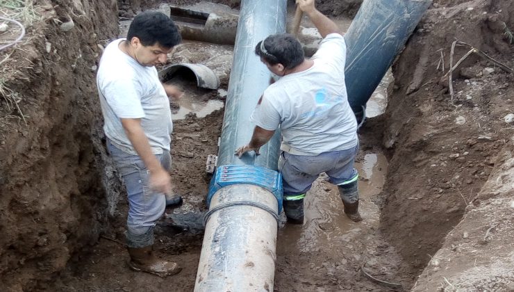 San Luis Agua realizó diversas tareas de mantenimiento y reparación en el interior de la provincia