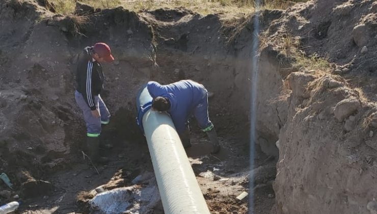 San Luis Agua reemplazó un conducto que alimenta al vertedero Cipolletti