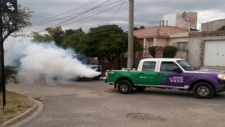 El Gobierno realizó fumigaciones en más de 90 barrios de la ciudad de San Luis