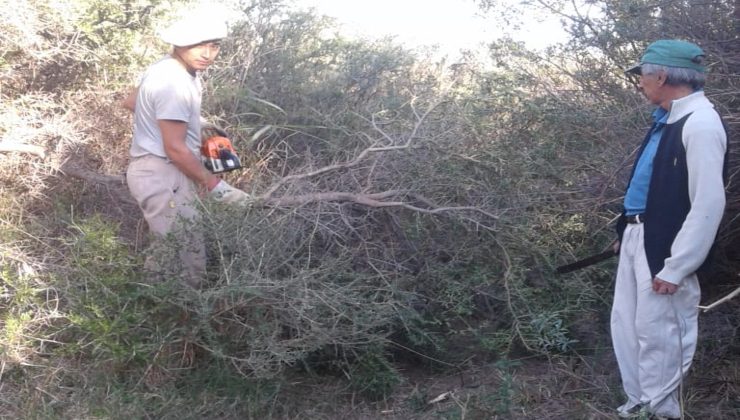 San Luis Agua y los usuarios de Río Amieva ya comenzaron con la limpieza de cupos