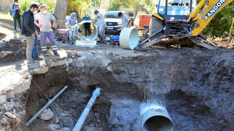 Acueducto Río Grande: San Luis Agua trabaja en la colocación del nuevo caño