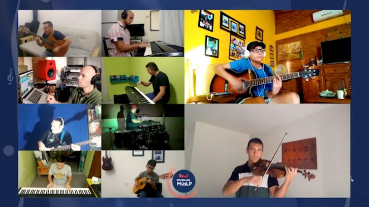 Los alumnos de la Escuela de Música ULP presentaron su segundo tema desde casa