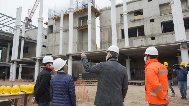 El gobernador Alberto Rodríguez Saá supervisó la obra del Hospital Central: “Es un orgullo para San Luis y del Gobierno”