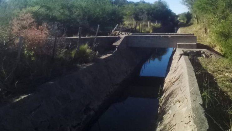 San Luis Agua continúa con las tareas de reactivación y puesta en valor de canales de riego