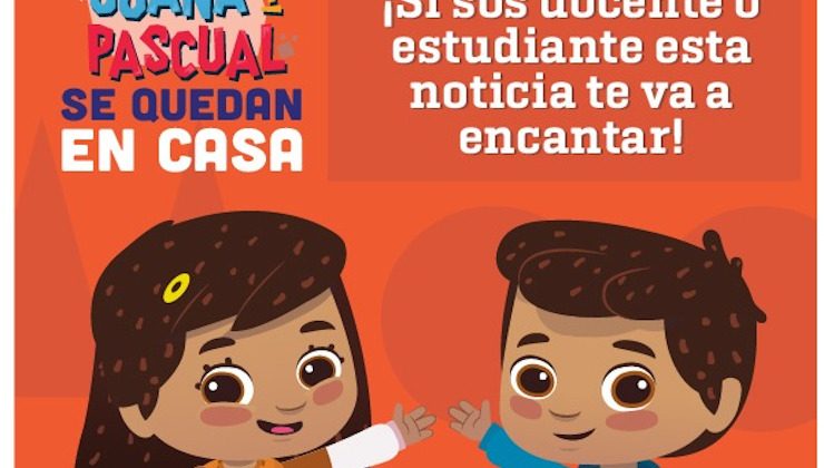 Ya se encuentran disponibles los contenidos “Juana y Pascual” en entretenidas clases virtuales