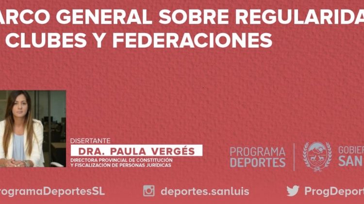 Más de 150 entidades deportivas se capacitaron para regularizar su situación en Personería Jurídica