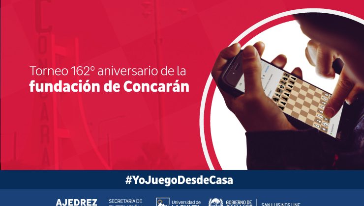 Concarán festeja su 162° aniversario con un torneo online de ajedrez