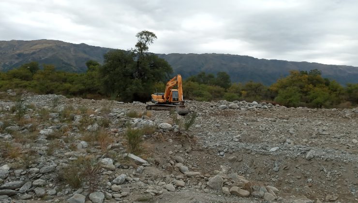 San Luis Agua realiza el encauzamiento del Arroyo El Molino