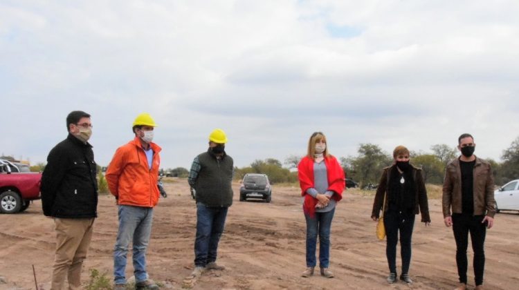 Inspeccionaron el avance de la obra del Centro Integrador de Quines