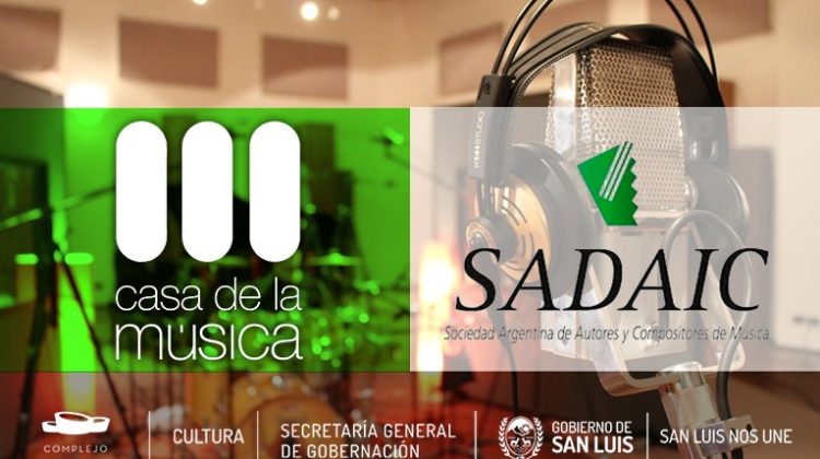 SADAIC continúa brindando sus servicios en la Casa de la Música