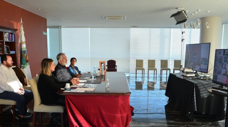 Rodríguez Saá dialogó con intendentes por videoconferencia