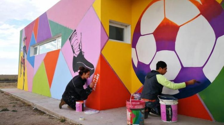 “Pinta San Luis” llenó de color al departamento Chacabuco