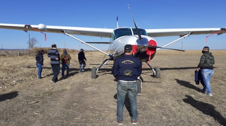 La Justicia ordenó el secuestro de la avioneta que aterrizó ilegalmente en una estancia