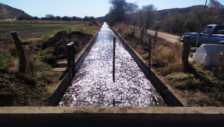 Finalizó la puesta en valor del Canal Matriz de San Francisco del Monte de Oro