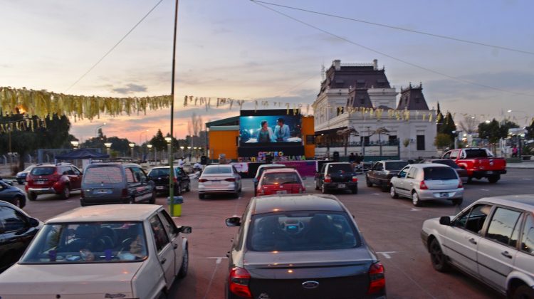 Hubo cine en la vieja estación de trenes