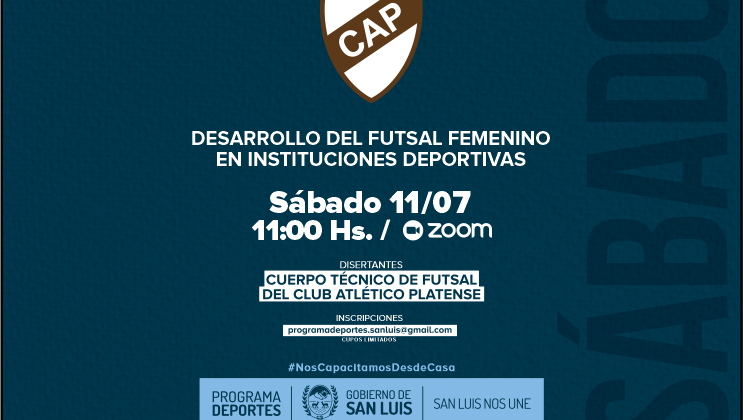 El cuerpo técnico de Platense brindará una capacitación sobre el desarrollo del futsal femenino en instituciones deportivas