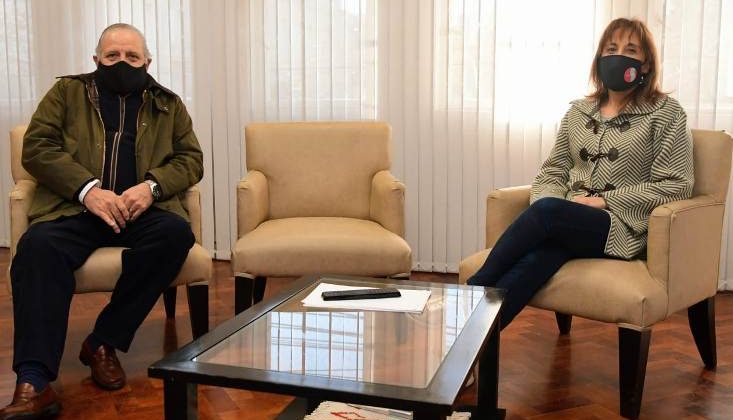 Rapisarda se reunió con el presidente de la Junta de Historia de San Luis