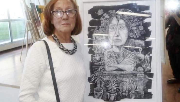 Susana Sendón, la artista plástica que se destaca en la técnica de esgrafiado cuenta cómo vivió el aislamiento