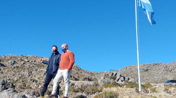 “Piri” Macagno desarrolla una jornada de trabajo en San Francisco del Monte de Oro