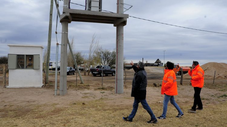 Habilitaron la conexión eléctrica para la planta de asfalto de Vialidad Provincial