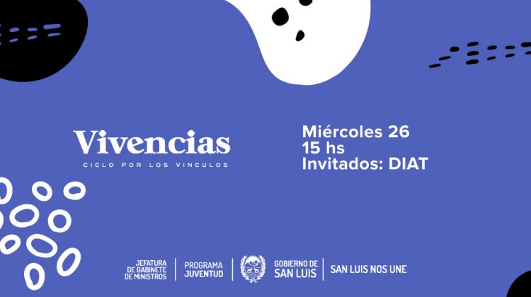 “Vivencias”: el miércoles tendrá lugar una nueva charla virtual