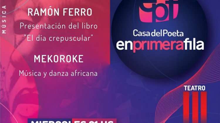 El médico y escritor Ramón Ferro y Mekoroke, conjunto de danza y música africana, estarán en Primera Fila 