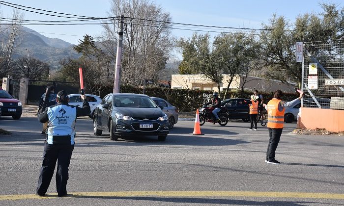 Realizaron controles en Potrero de los Funes y Cruz de Piedra