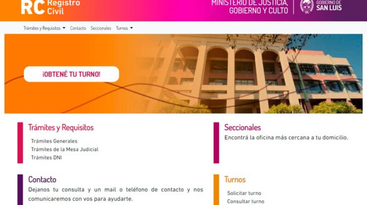 Agilización de trámites: habilitan el Portal Registro Civil 3.0