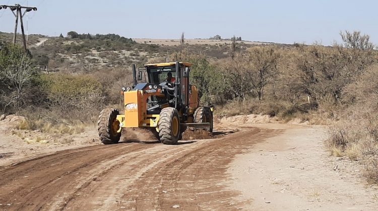 Vialidad Provincial trabaja en diferentes puntos de la provincia